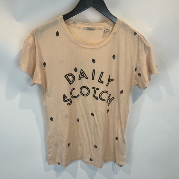 Scotch Soda Short Sl V Neck Graphic T Shirt - Picture 1 of 3